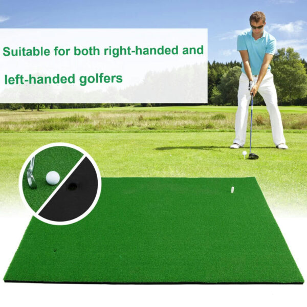 Golf Hitting Mats - 3.8'x5' Artificial Turf Training Mat for Indoor/Outdoor Swing Practice